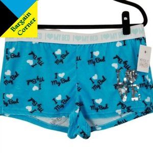 NEW Mentally Exhausted 2X Love My Bed Bottoms